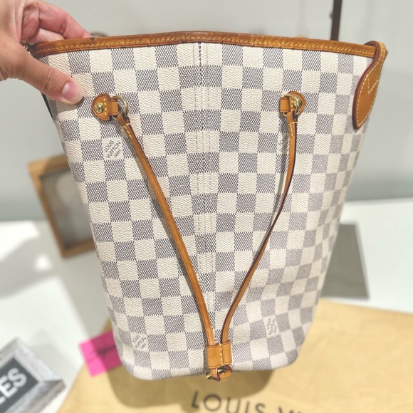 Louis Vuitton Neverfull MM Damier Azur Tote Bag - Picture 5 of 14